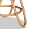 Baxton Studio 15.7 W, 15.7 L, 17.7 H, Polished Natural Rattan, Natural Brown 211-12748-ZORO - alternate 2